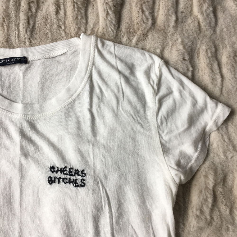 (DONATED) NWOT BRANDY MELVILLE Cheers Bitches Tee